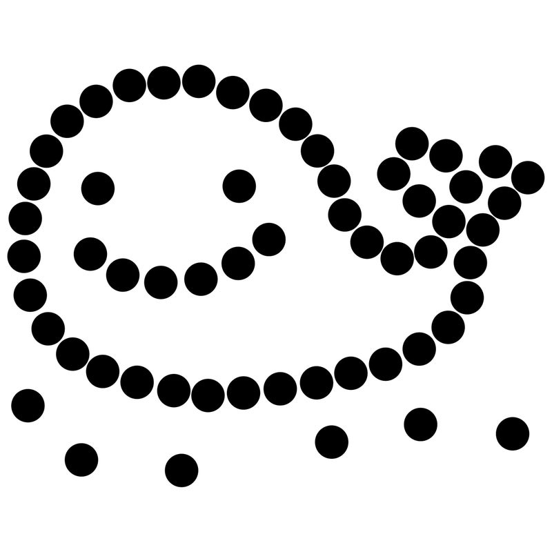 PARLAIM 1050 PCS 3/4 Inch Black Circle Stickers  15 Sheets  0.75"" Round Color Coding Dot Sticker Labels - Image 3